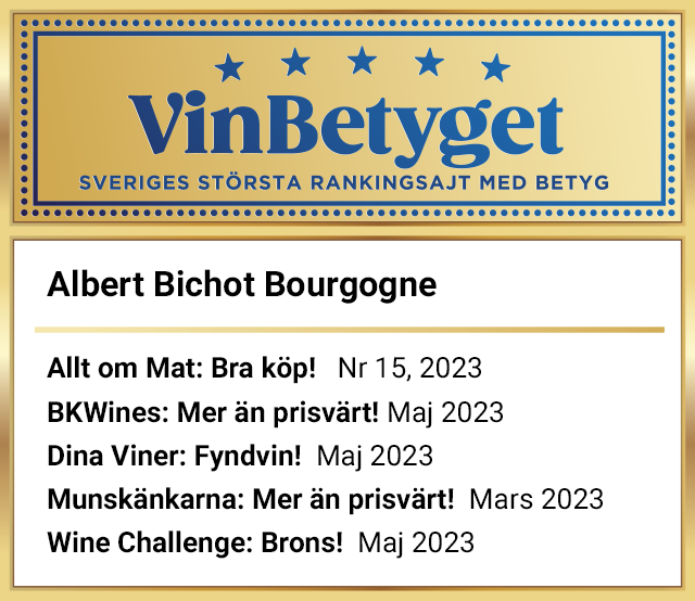 Vin betyg: Bourgogne Pinot Noir Albert Bichot  (art nr 5470)